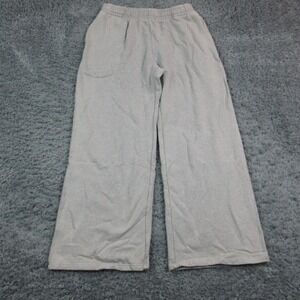 Cozy Aesth Lounge Pants Mens 2XL Gray Big & Tall Elastic Waist 35x34* NWT